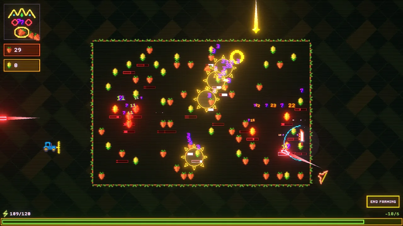 Agrivore: Incremental Farming — in-game combat