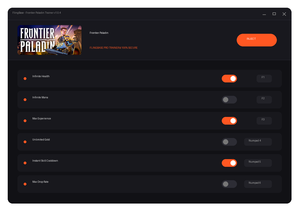 Frontier Paladin — in-game combat