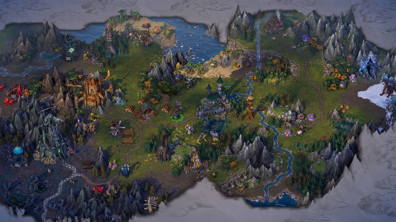 Heroes of Might and Magic: Olden Era — environment preview