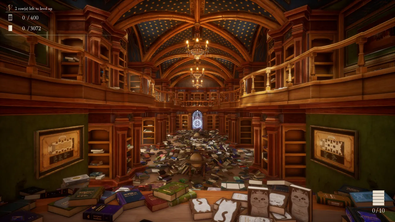 Librarian: Tidy Up the Arcane Library! — in-game combat