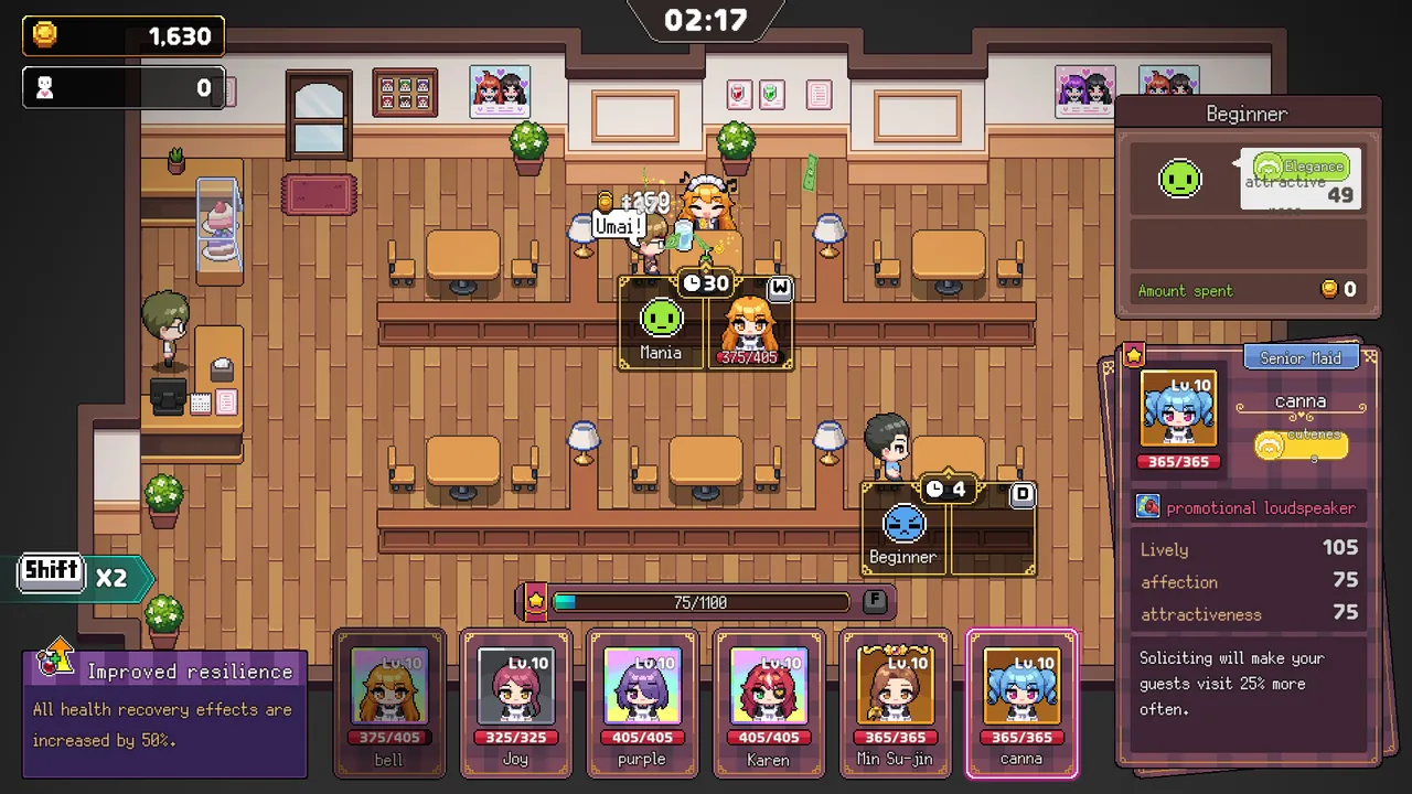 Maids of Storm — story scene