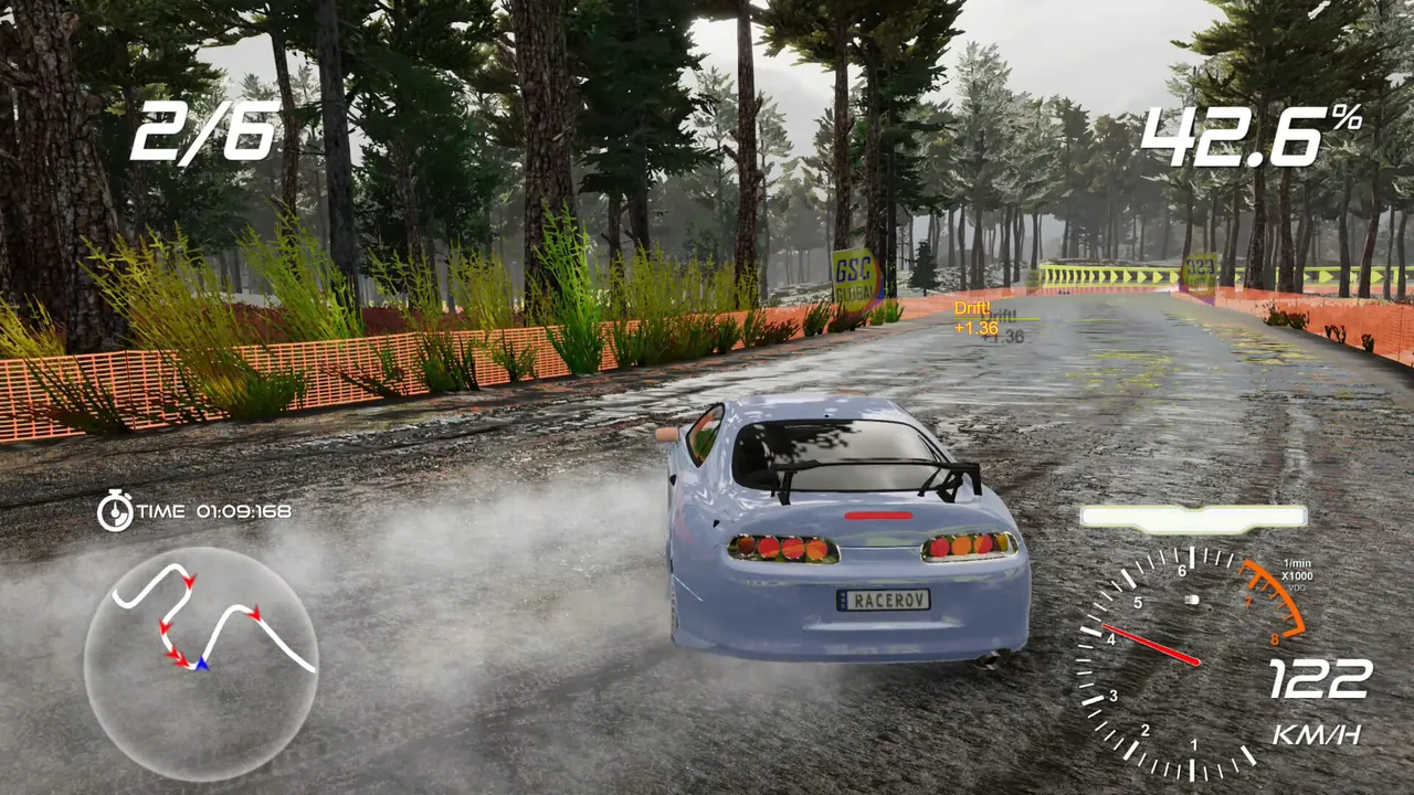 Racer Overdrive — in-game combat