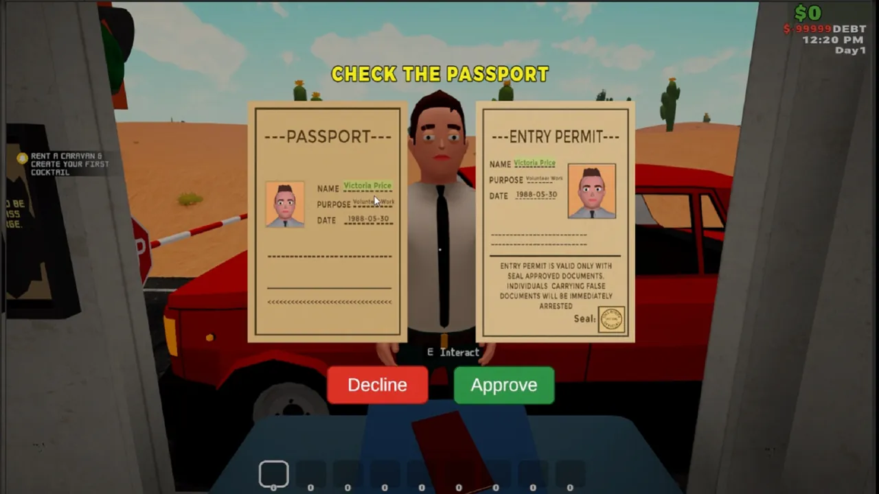 Toll Booth Simulator — exploration snapshot