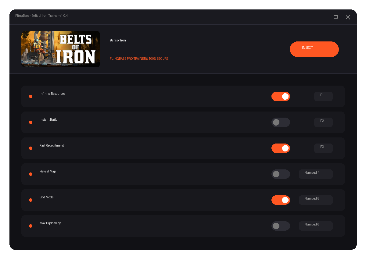 Belts of Iron — environment preview