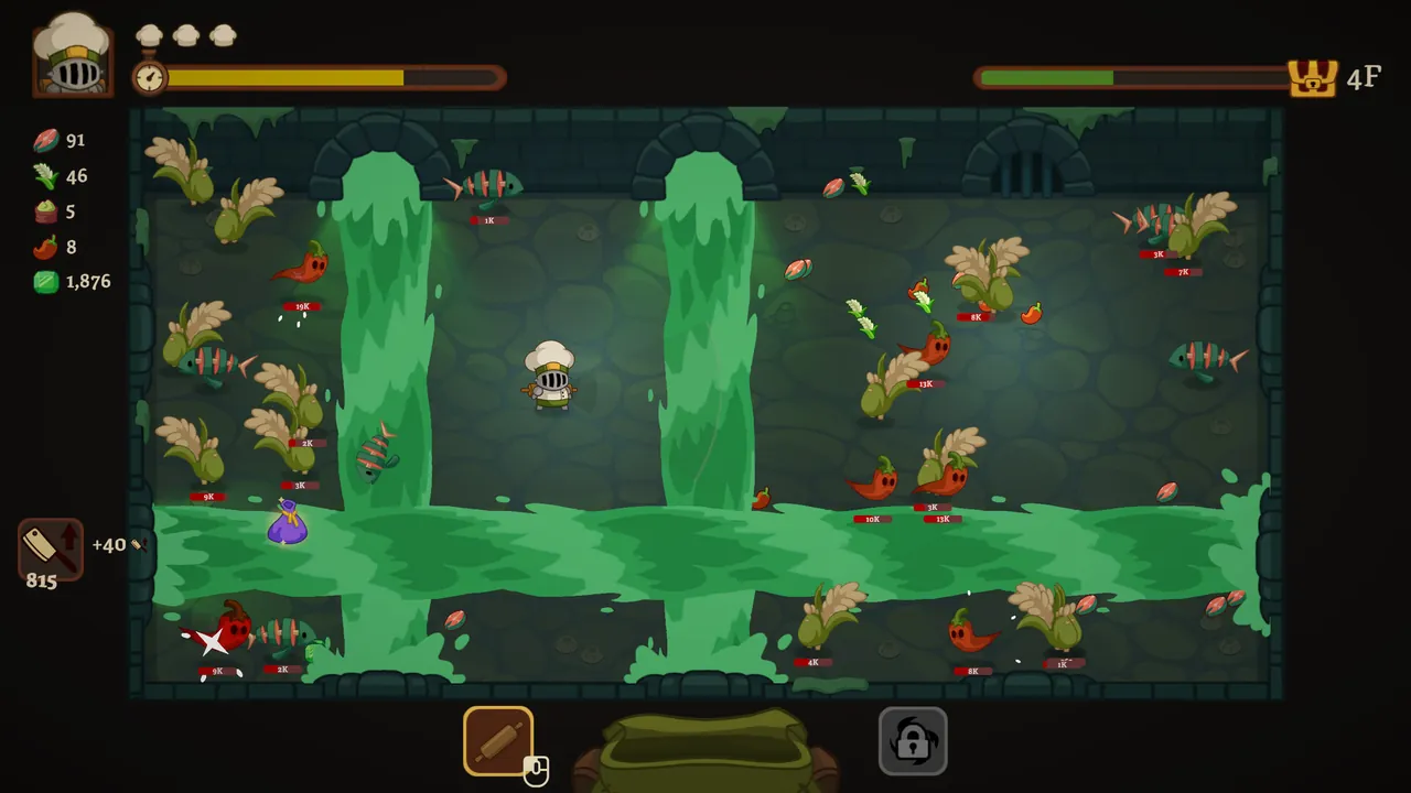 Chef Knight — in-game combat
