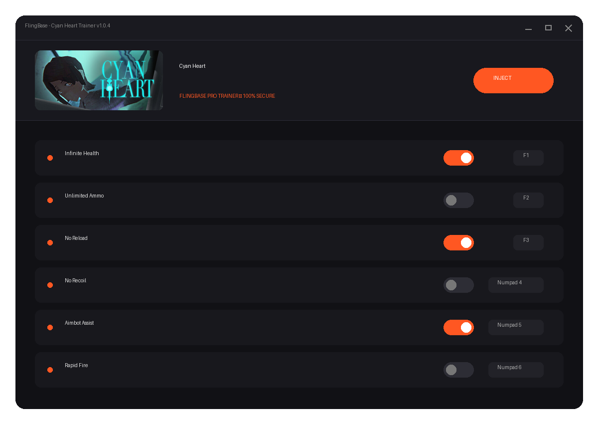 Cyan Heart — in-game combat
