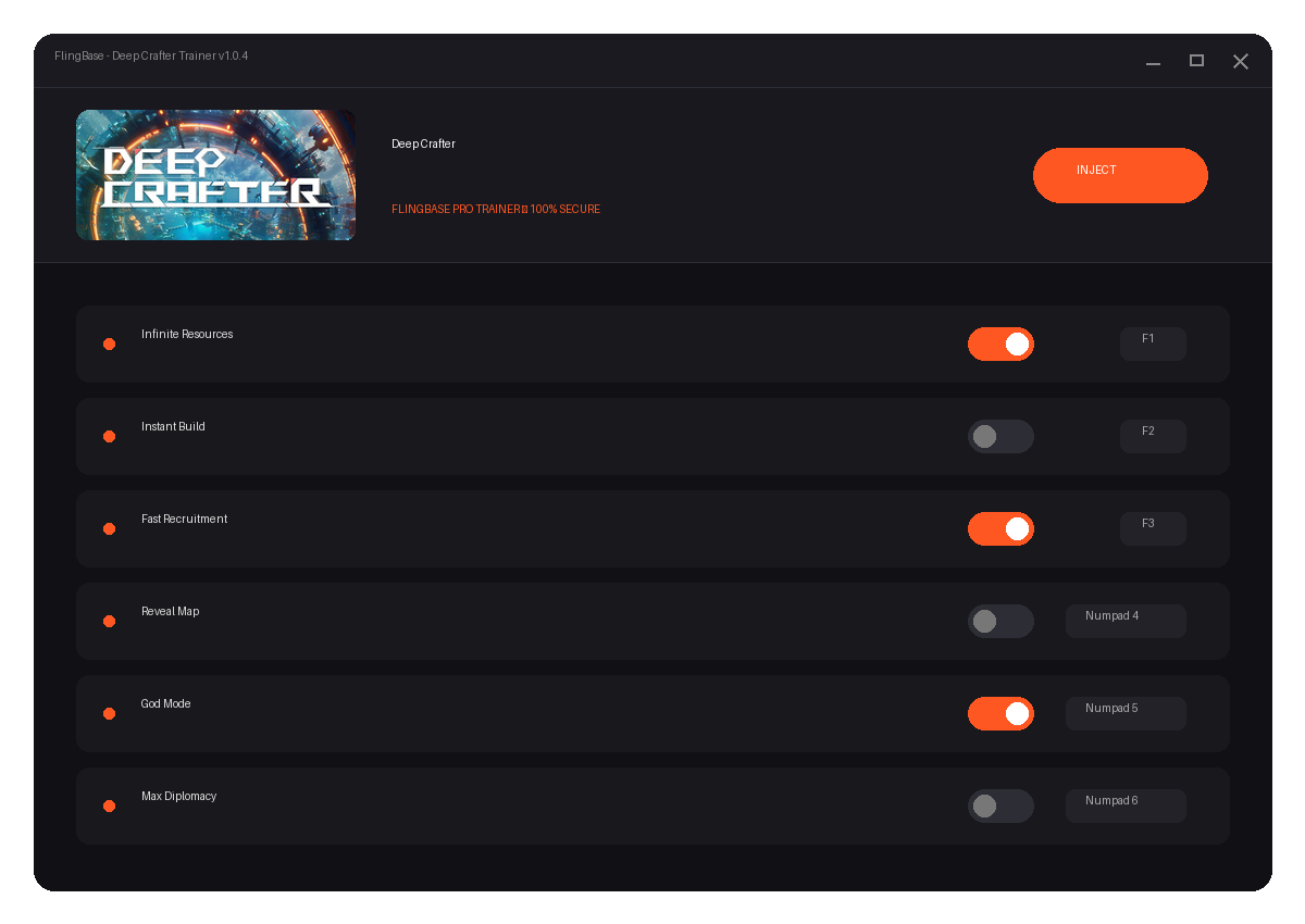 Deep Crafter — exploration snapshot