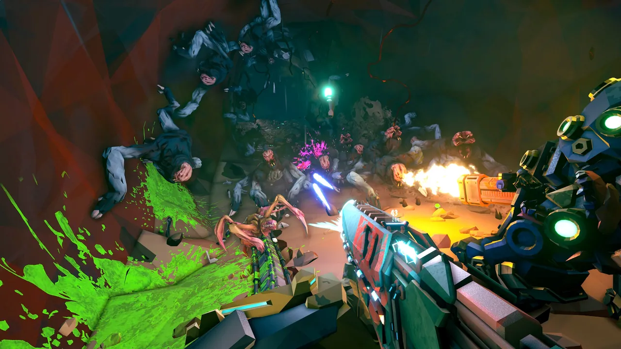 Deep Rock Galactic: Rogue Core — in-game combat