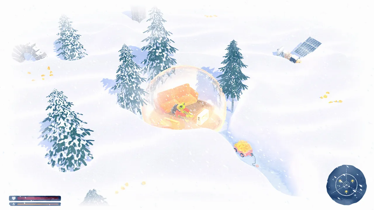 FROGGY HATES SNOW — story scene