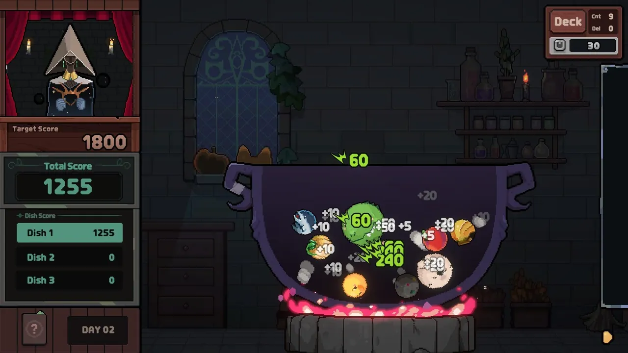 Kinny and the Cosmic Cauldron — in-game combat
