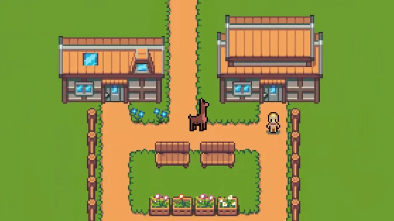 LlamaRPG: Farm to Fable — story scene