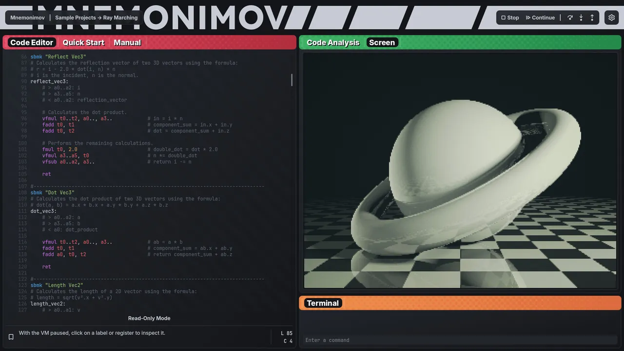Mnemonimov — environment preview