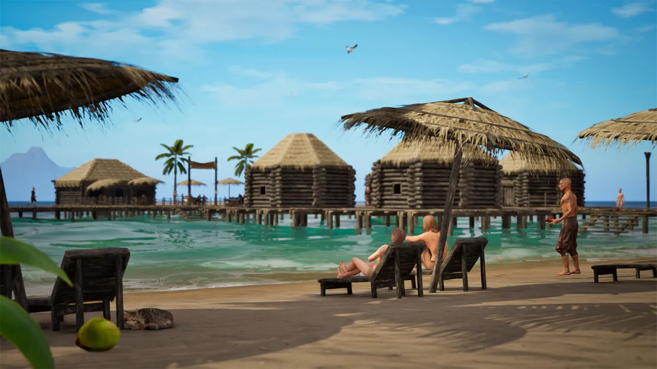 Resort Island Simulator — in-game combat