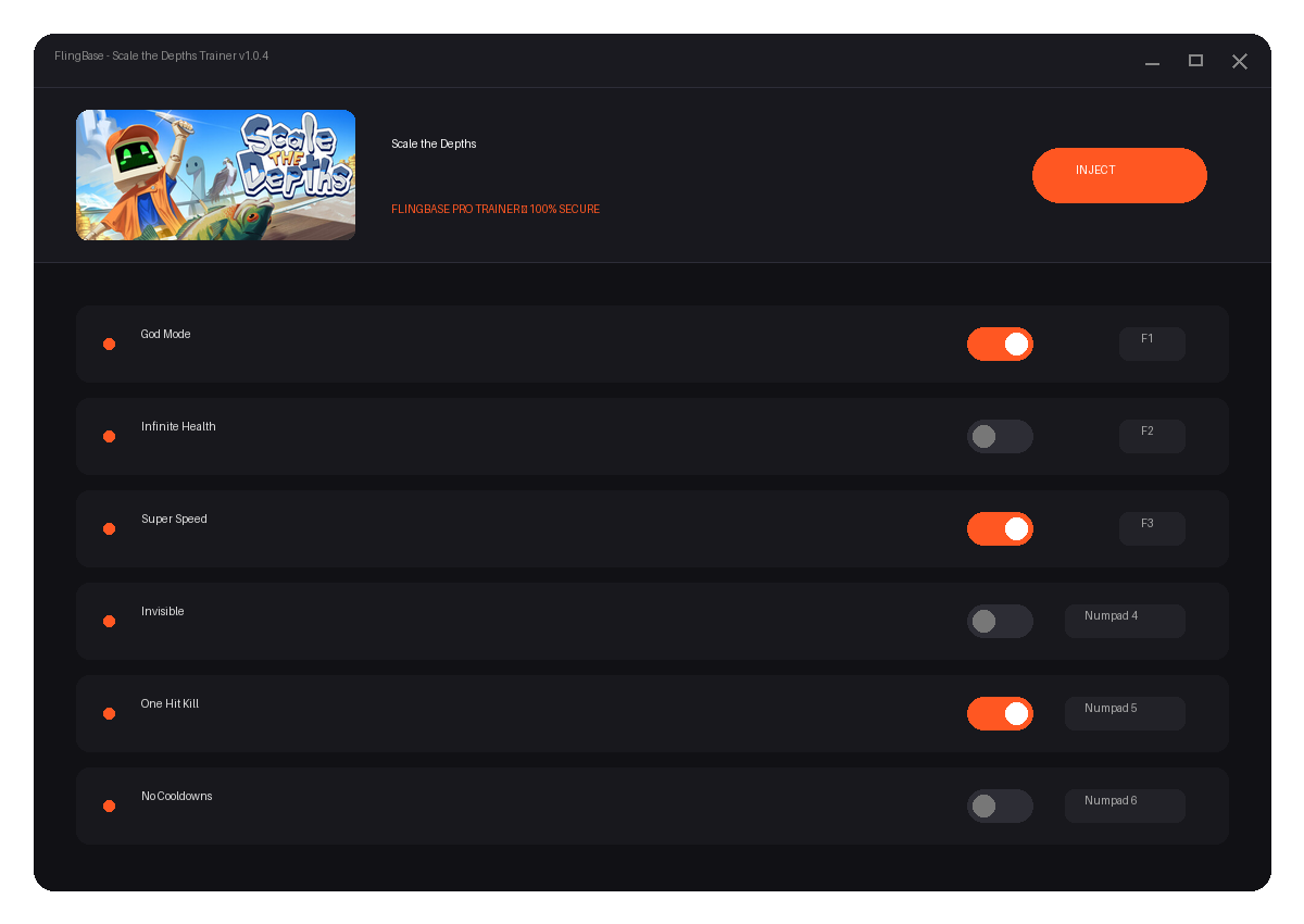 Scale the Depths — in-game combat