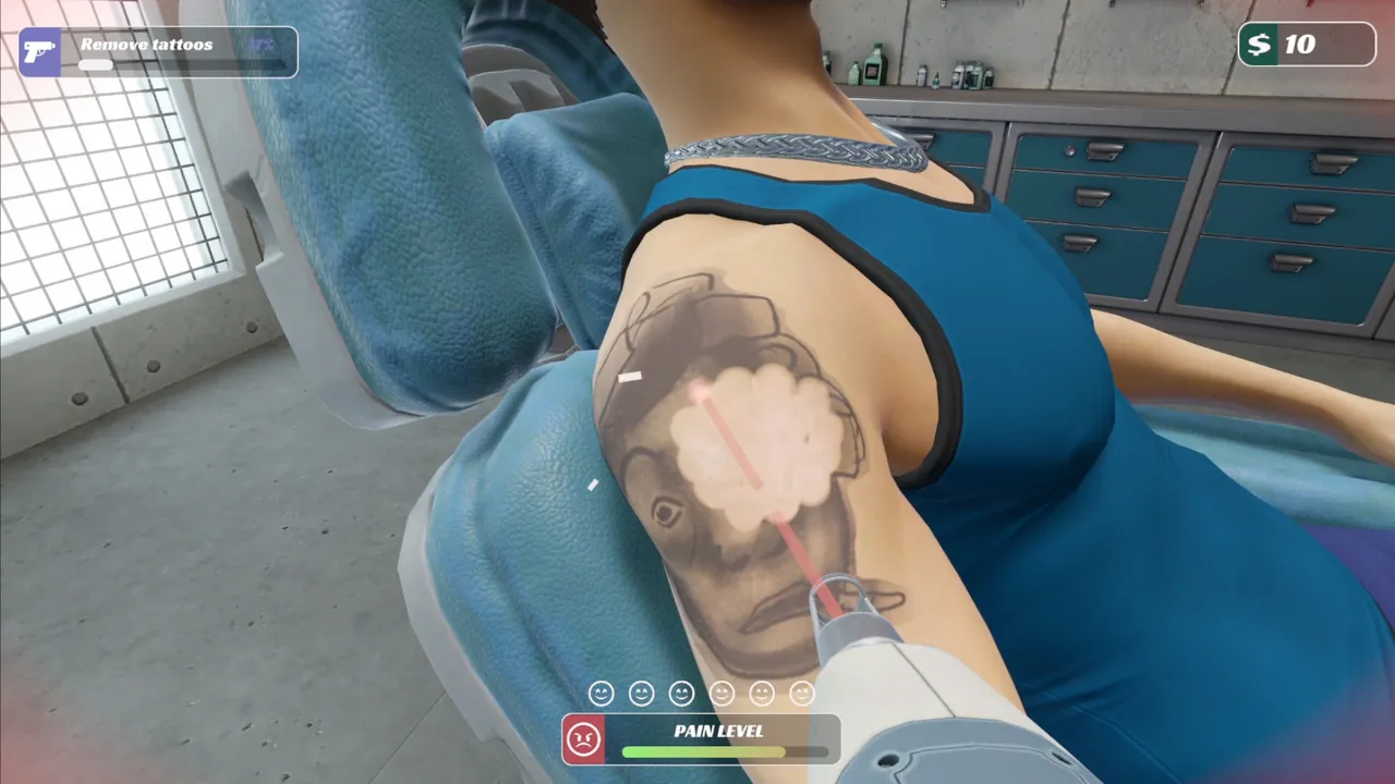 Tattoo Removal Simulator — exploration snapshot