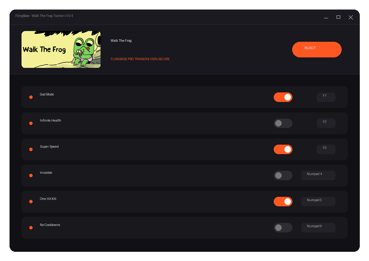 Walk The Frog — in-game combat