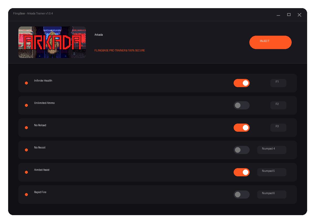 Arkada — in-game combat