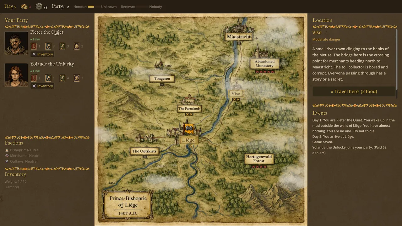 Beggar's Road — environment preview