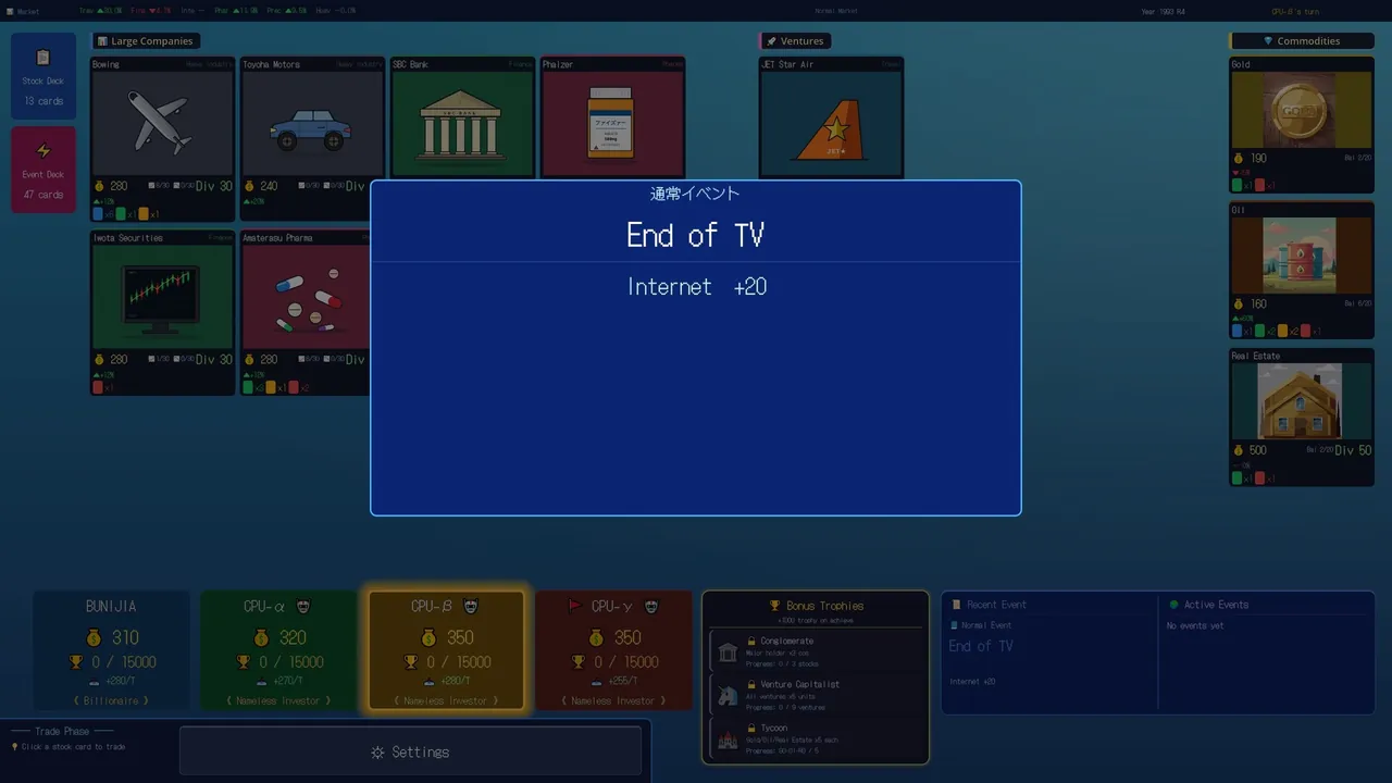 Billionaire MAX — environment preview