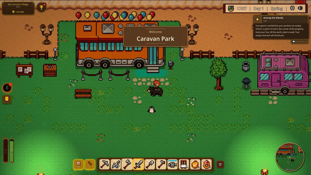 Caravan Village: Farming Life — environment preview