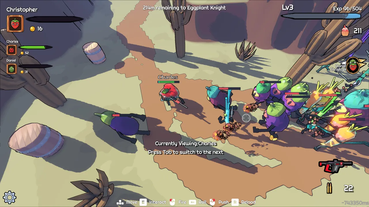 Crazy Fruit Shooter — environment preview