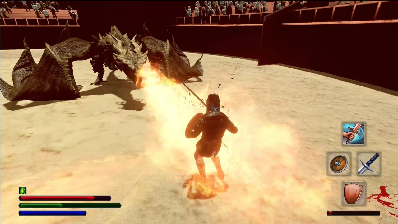 Dark Age Gladiator — story scene