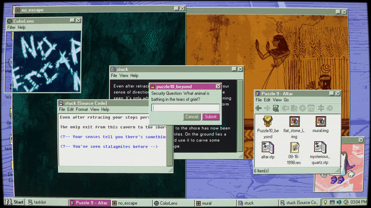Desktop Explorer — story scene