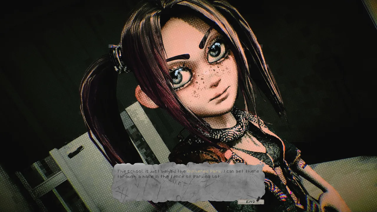 Dithered — story scene