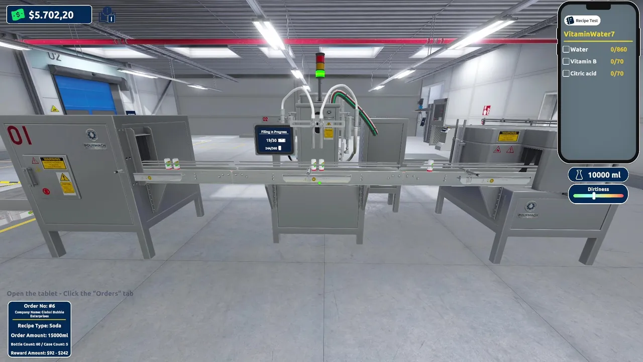 Drink Factory Simulator - Prologue — in-game combat