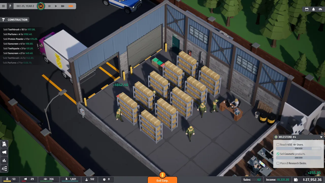 E-Shop Tycoon — story scene