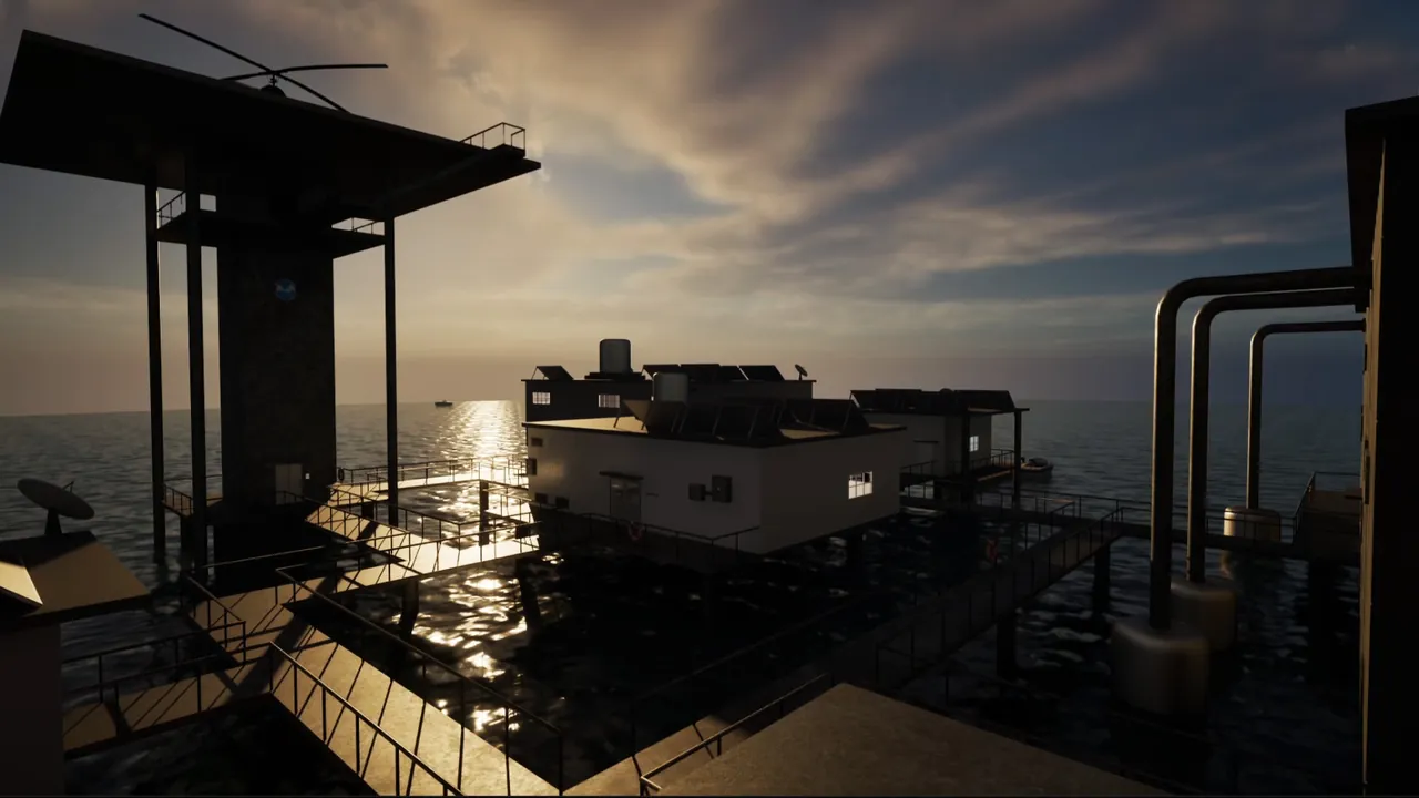Escape the Marine Lab — environment preview