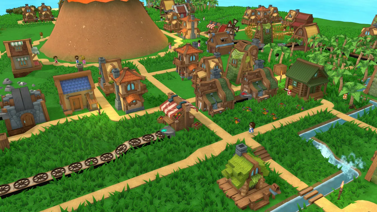 Factory Town 2: Paradise — gameplay showcase