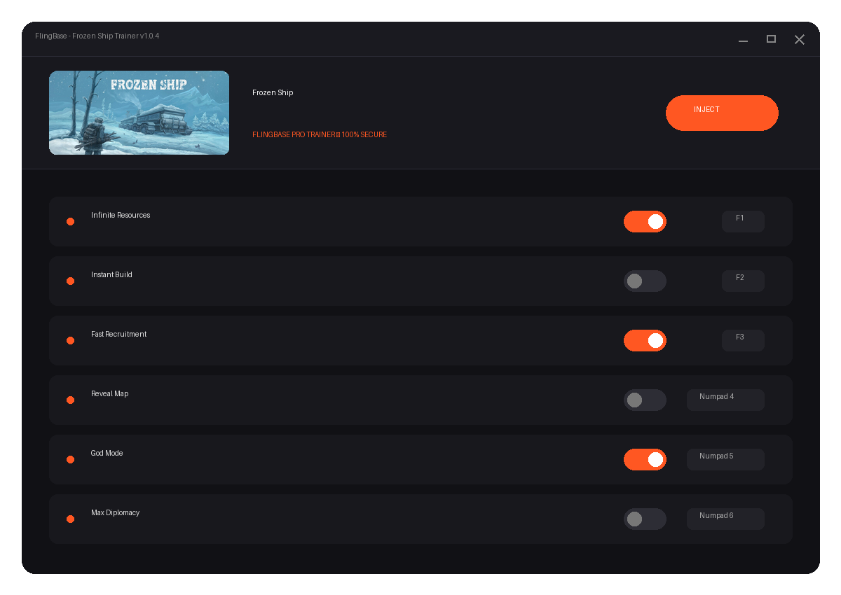 Frozen Ship — environment preview