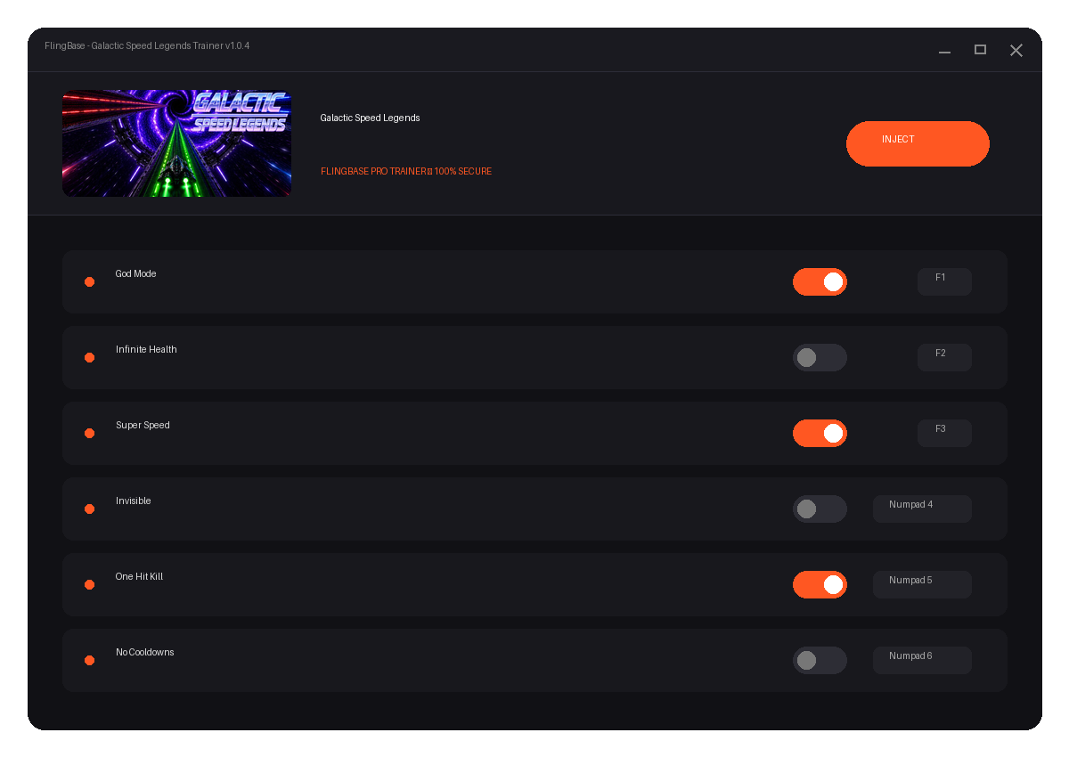 Galactic Speed Legends — exploration snapshot