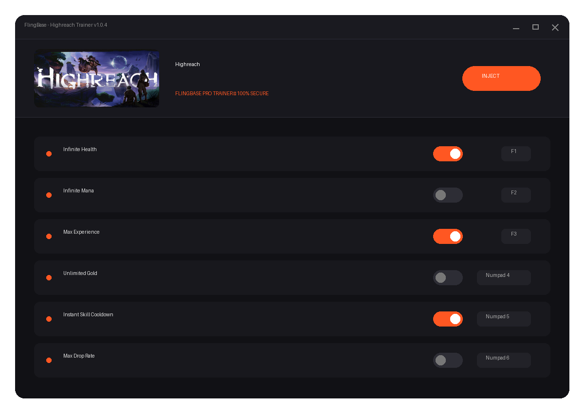 Highreach — exploration snapshot