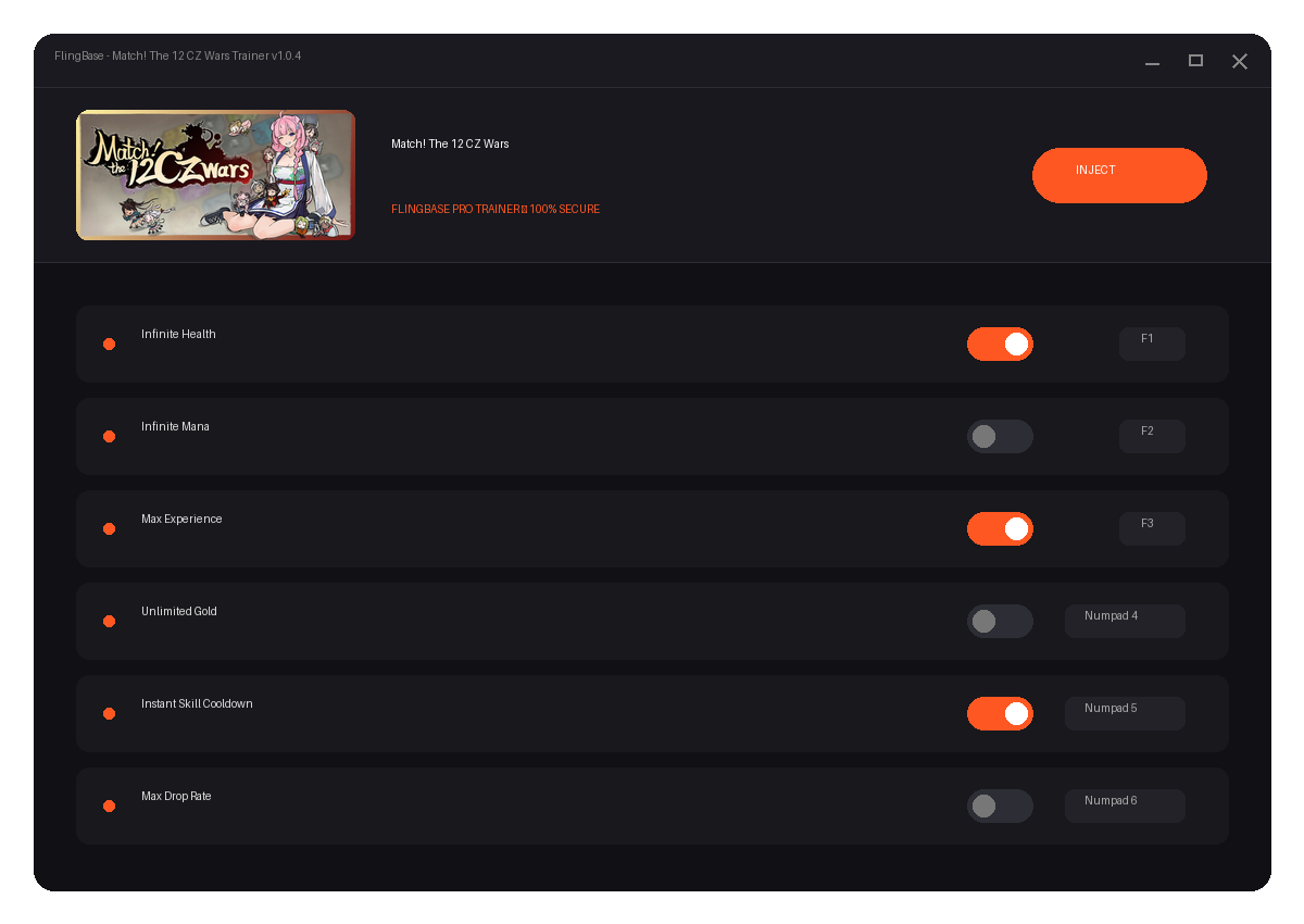 Match! The 12 CZ Wars — exploration snapshot