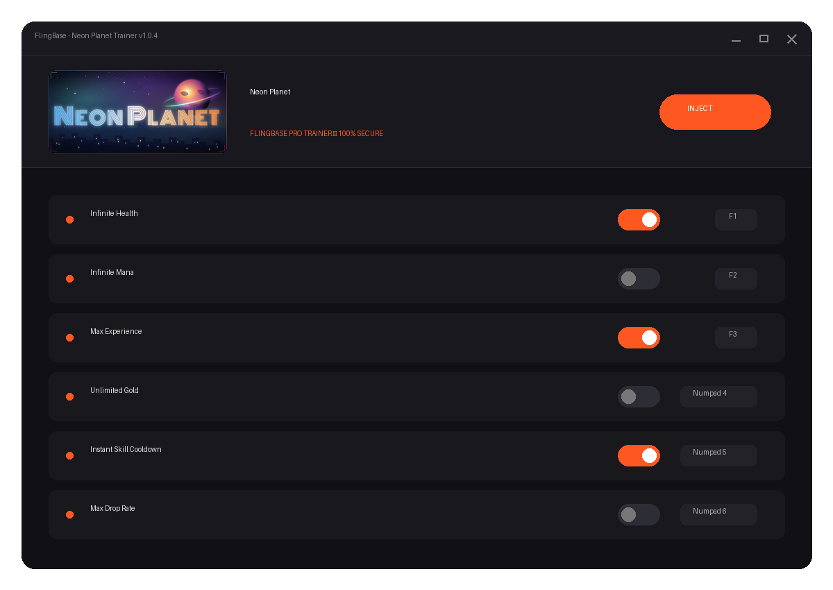 Neon Planet — exploration snapshot