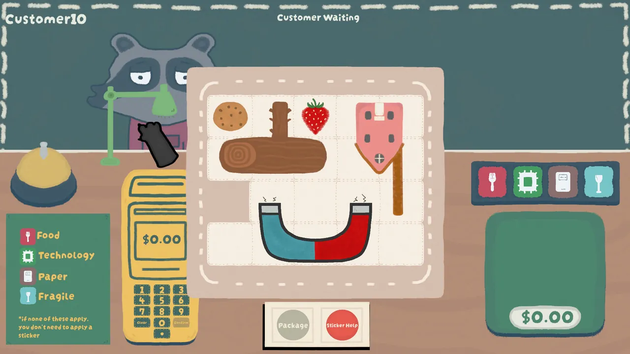 Raccoon Packer: A Cozy Puzzle Game — environment preview