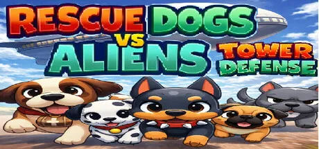 Rescue Dogs vs Aliens Tower Defense trainer — featured cover