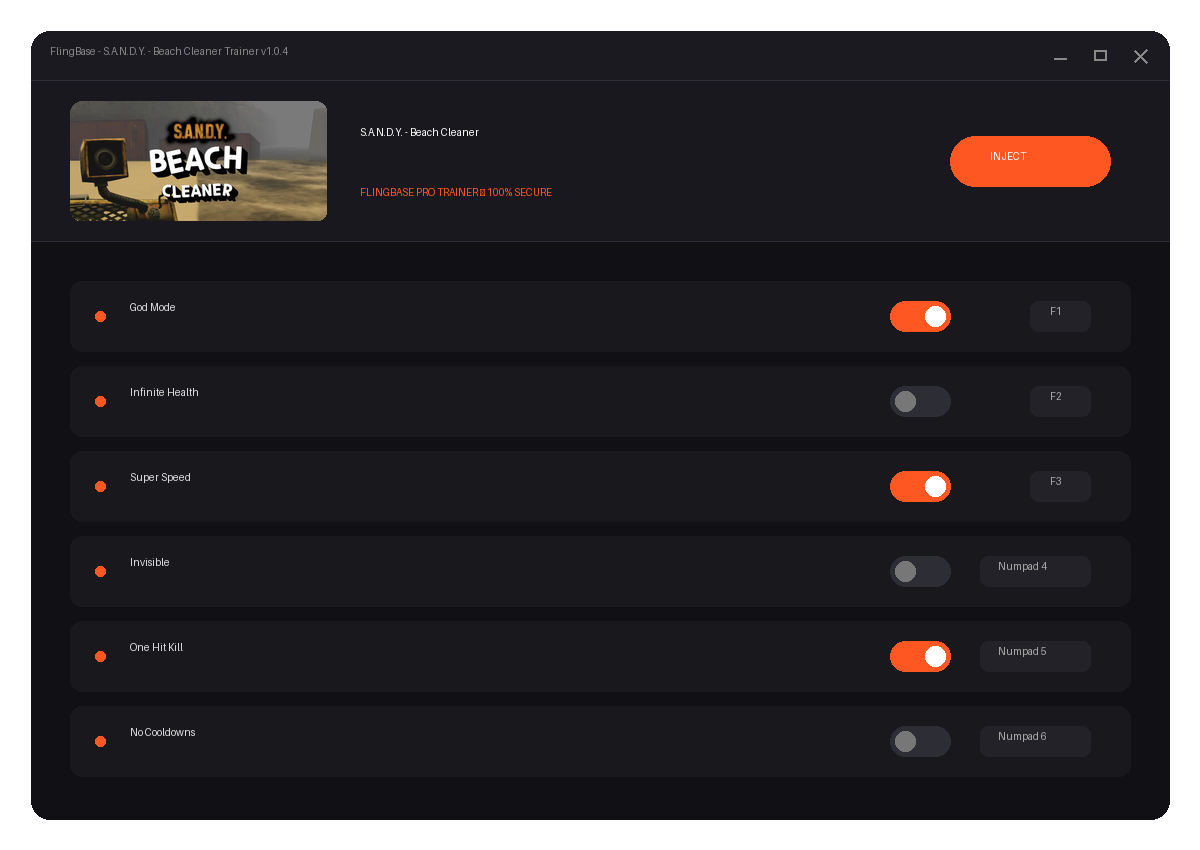 S.A.N.D.Y. - Beach Cleaner — in-game combat
