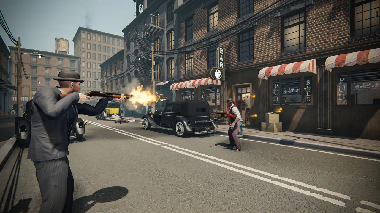 Silent Authority: Blood & Bourbon — in-game combat