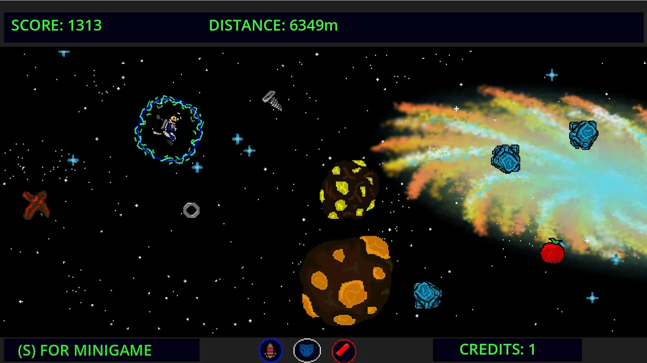 Space Cat Arcade Adventure — in-game combat