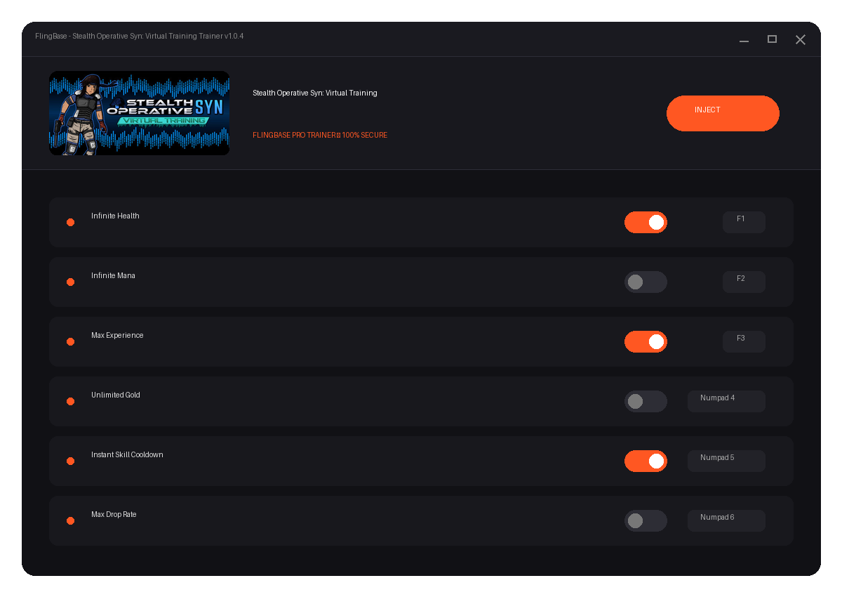 Stealth Operative Syn: Virtual Training — environment preview