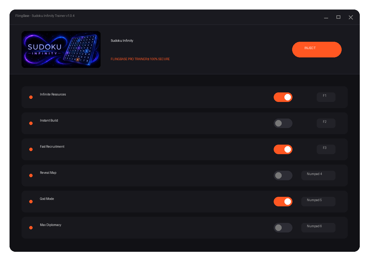 Sudoku Infinity — environment preview