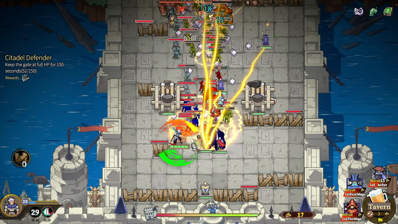 The Gate Must Stand — in-game combat