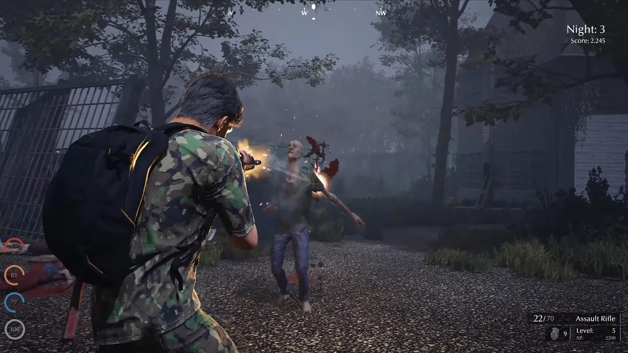 The Left Behind — in-game combat