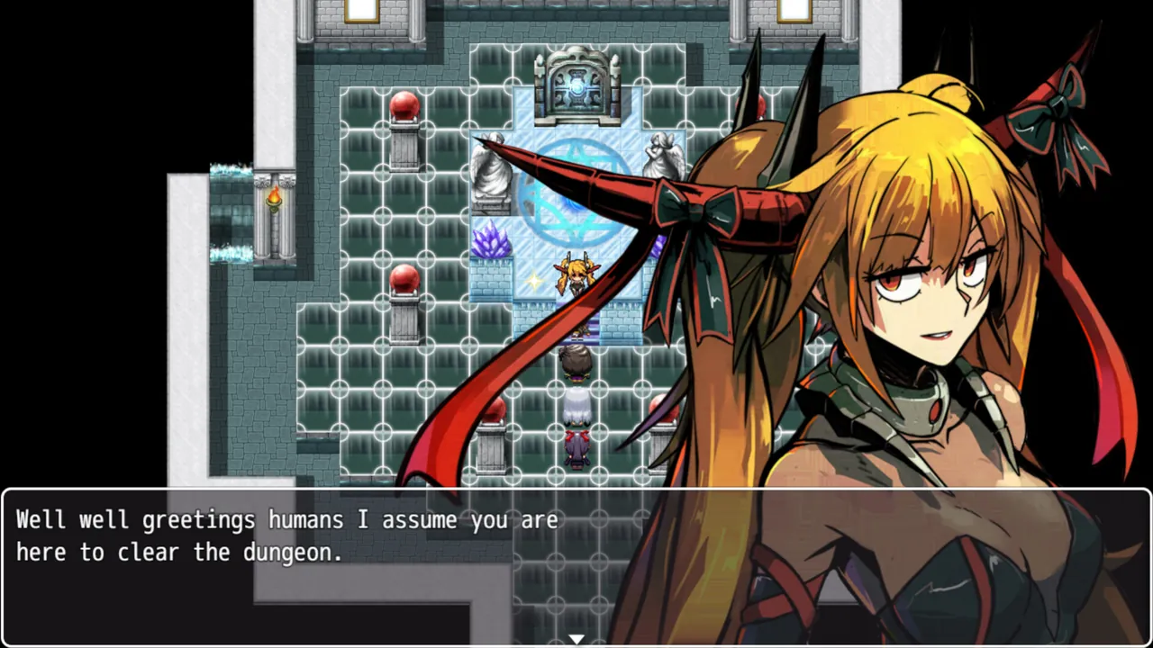 Zetrya: Dungeon Dive — in-game combat