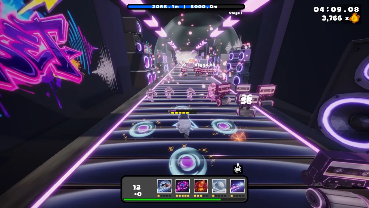 Beat & Beasties — in-game combat