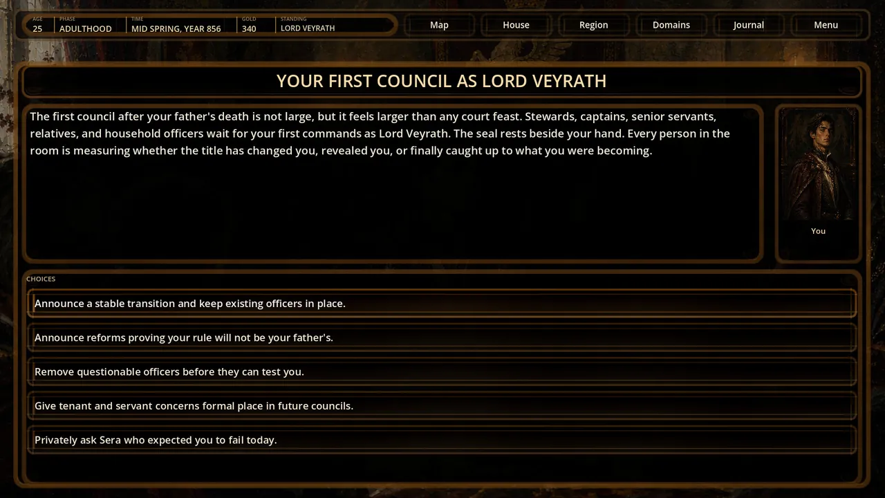 Blood Without a Name — in-game combat