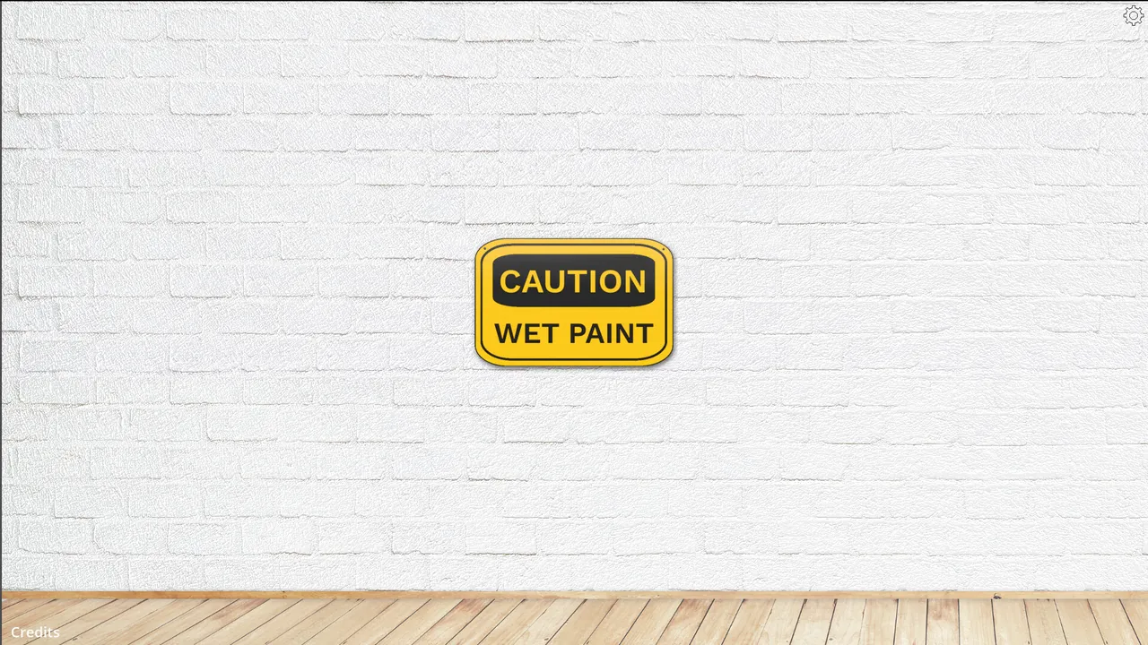 CAUTION WET PAINT — gameplay showcase